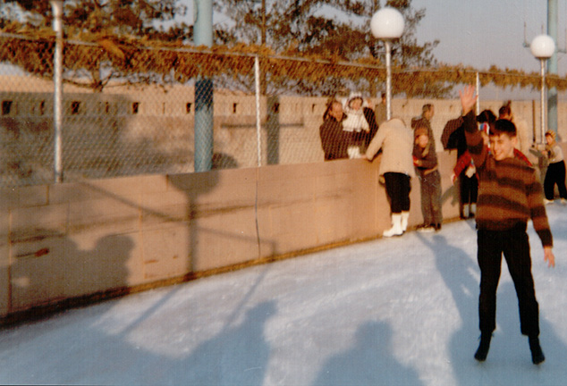 Carl ice-skating
